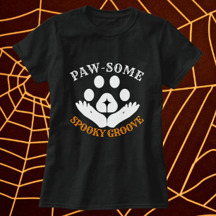 Camiseta Gato Pata Groove Espeluznante Moderno Personalizab