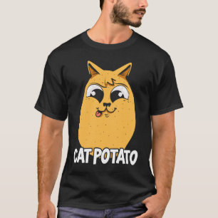 Camiseta Gato Patata Dueño de gato Patata Patatas Fritas F