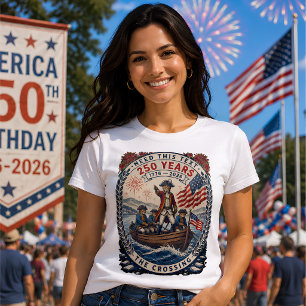 Camiseta Gato Patriótico 250 Años Aniversario de América