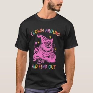 Camiseta Gato Payaso y Descubrir