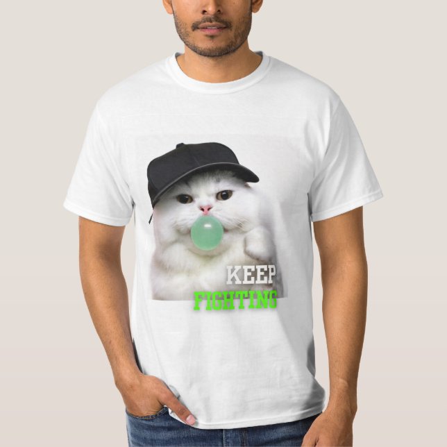 Camiseta Gato peleador (Anverso)
