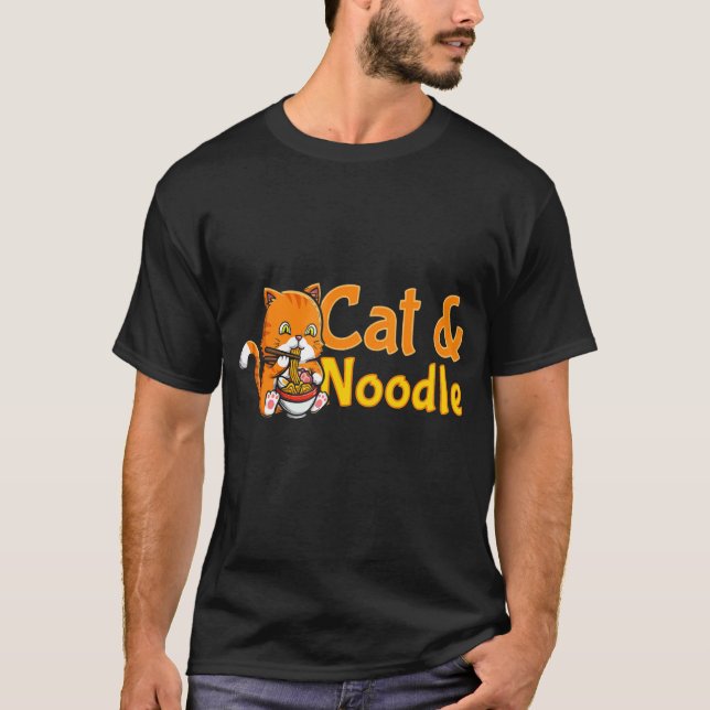 Camiseta Gato Peludo come Fideo (Anverso)