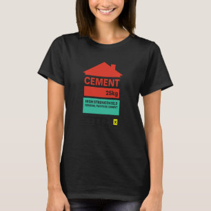 Camiseta Gato Perezoso De Cemento Chiste Casual Espeluznant