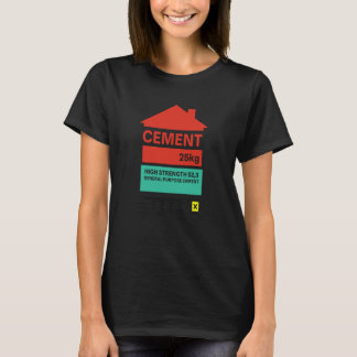 Camiseta Gato Perezoso De Cemento Chiste Casual Espeluznant