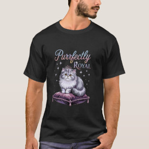 Camiseta Gato perfectamente real sentado en cojín