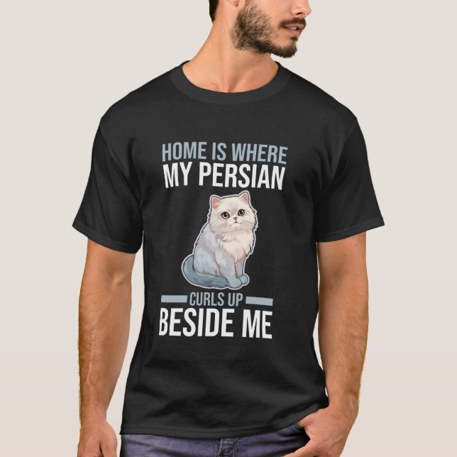 Camiseta Gato Persa (Anverso)