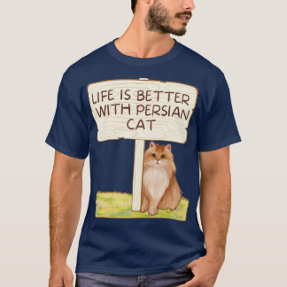 Camiseta gato persa