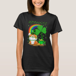 Camiseta Gato persa amante de la música divertida Rainbow P