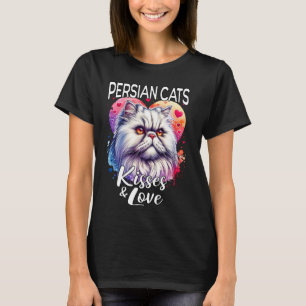 Camiseta Gato Persa Besos Gato Persa Amor