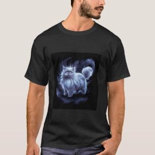 Camiseta Gato persa colorido