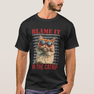 Camiseta Gato persa CULPA DE ÉL A LOS Gatos Persianos.