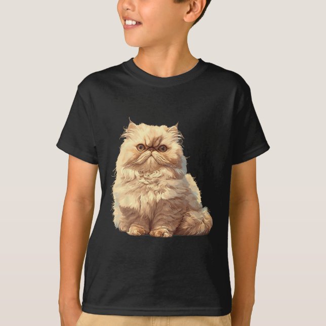 Camiseta Gato persa de gatos persas (Anverso)