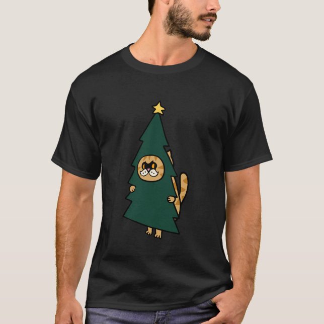 Camiseta Gato Persa de Navidad (Anverso)