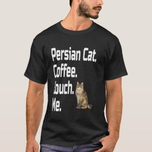 Camiseta Gato Persa Divertido Café Sofá Amante Mamá Papá Ab