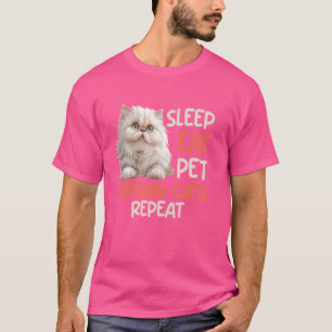Camiseta Gato persa DORMIDO COME MASCOTA GATOS PERSIANOS RE