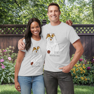 Camiseta Gato Persa Esponjoso y Adorable con Meow Divertido