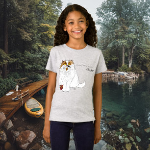 Camiseta Gato Persa Esponjoso y Adorable con Meow Divertido