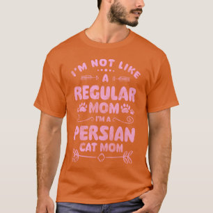 Camiseta Gato persa papá padre gato Fur Cat Fan retro