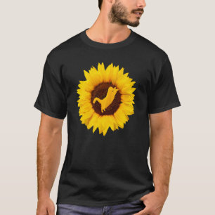 Camiseta Gato Persa Para Mujeres Hombres Girasol Kitten