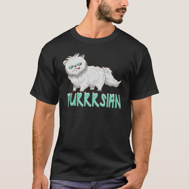 Camiseta Gato persa persa (Anverso)