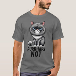 Camiseta Gato persa sarcástico, divertido amante del gato