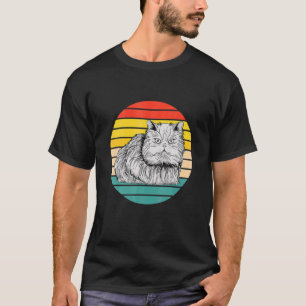 Camiseta Gato persa vintage