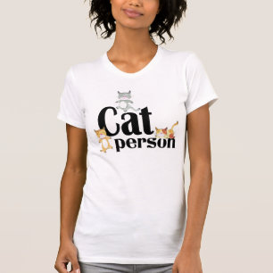 Camiseta Gato Persona Gatita Gatitos