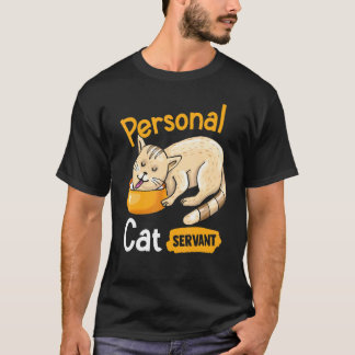 Camiseta Gato Personal Sirviente de Gato Susurradores de Ga