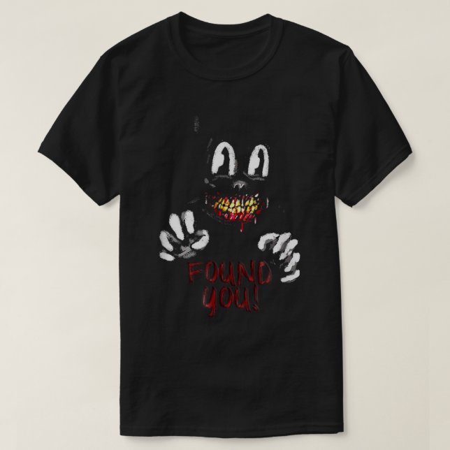 Camiseta Gato personalizado Espeluznante Truco de terror o  (Diseño del anverso)