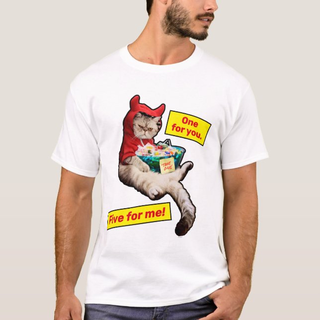 Camiseta Gato perverso canalla (Anverso)