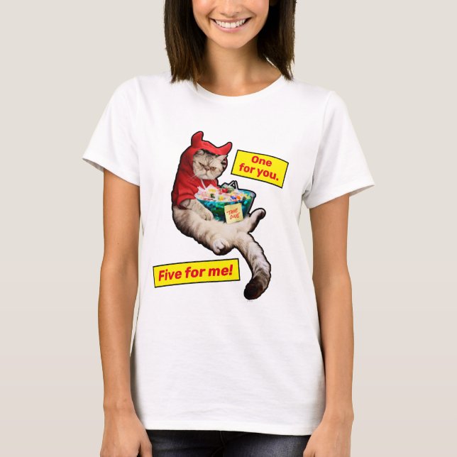 Camiseta Gato perverso canalla (Anverso)