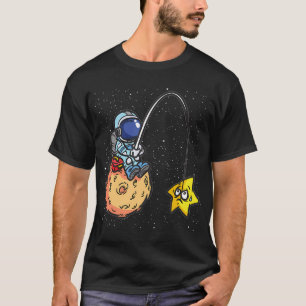 Camiseta Gato pescando con pez en vidrio