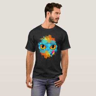 Camiseta Gato Pew Pew Madafakas Halloween Retro Vintage
