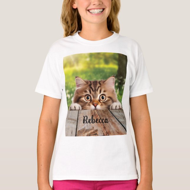 Camiseta Gato picado siberiano (Anverso)