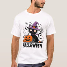 Gato picante con calabazas - Diversión de Hallowee