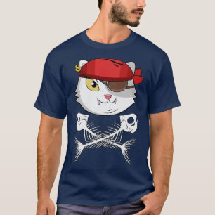 Camiseta Gato pirata