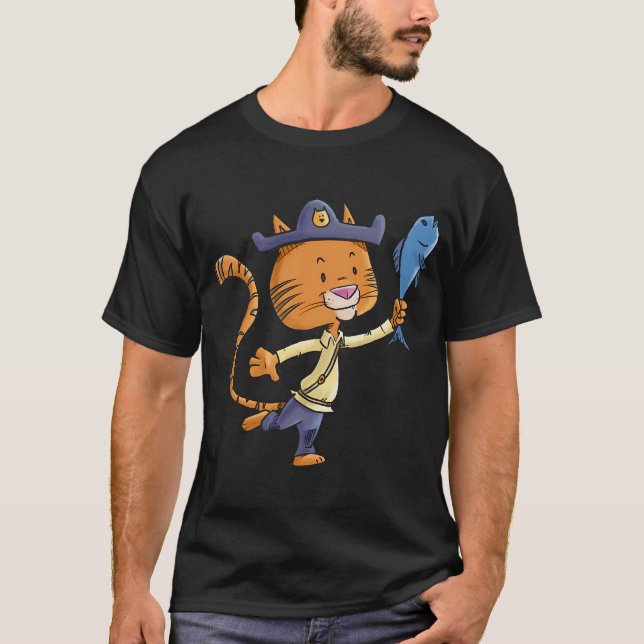 Camiseta Gato Pirata (Anverso)