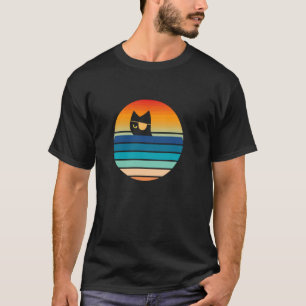 Camiseta gato pirata capitán gatito parche ojo mar