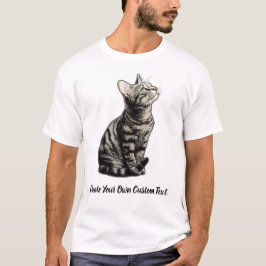 Camiseta Gato Pixie-bob Crea tu propio texto personalizado
