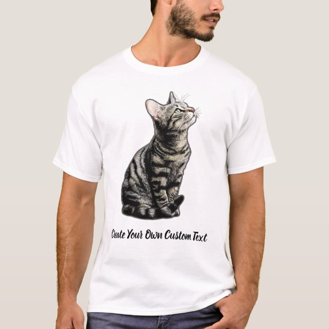 Camiseta Gato Pixie-bob Crea tu propio texto personalizado (Anverso)