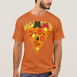 Camiseta Gato Pizza