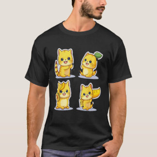 Camiseta gato plátano, feliz gato plátano, gato lindo, gato