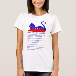 Camiseta Gato político divertido de la plataforma de