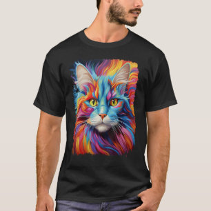 Camiseta Gato Pop Art
