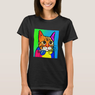Camiseta Gato Pop Cutest Kitten Para Hombres Mujeres Y Niño