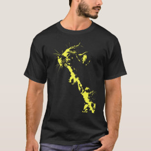 Camiseta Gato pop de gatito tierro