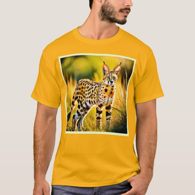 Camiseta Gato porcino sabanés (Anverso)