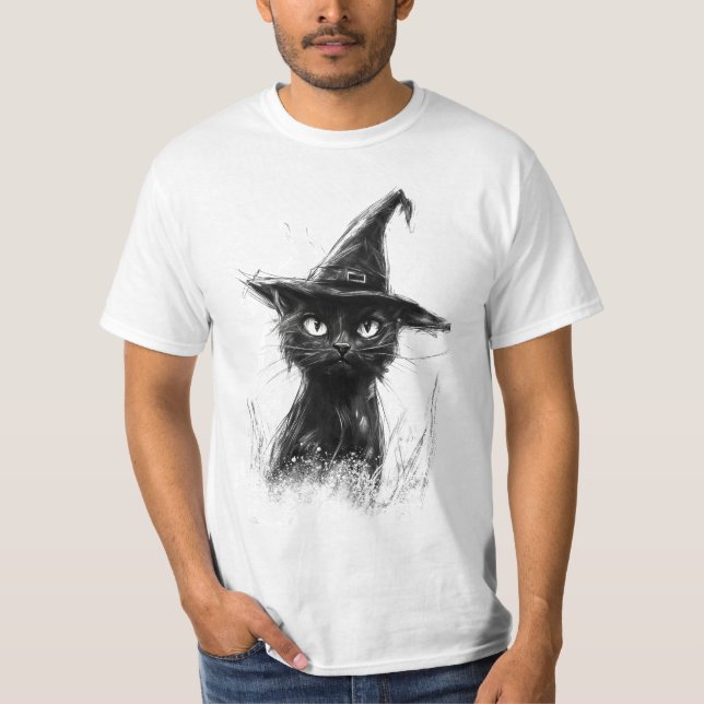 Camiseta Gato Preto (Anverso)