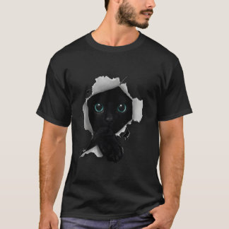 Camiseta Gato Propietario de Gato Gato Negro Gato Gato Gato