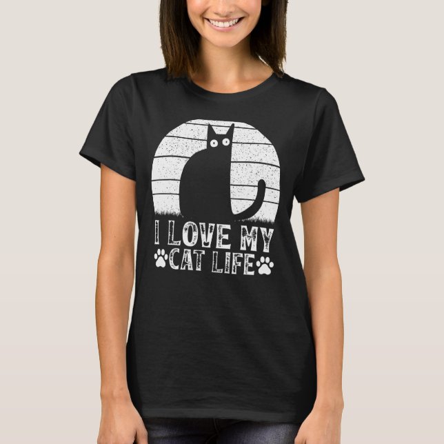 Camiseta Gato propietario del gato me encanta el meme del g (Anverso)